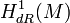 H^1_{dR}(M)