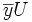 \overline{y}U