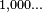 \scriptstyle 1,000\ldots