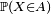 \scriptstyle\ \mathbb{P}(X\in A)