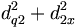 d_{q2}^{2}+d_{2x}^{2}