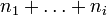 n_1+\dots +n_i