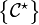 \left\{\begin{matrix} \mathcal{C^\star} \end{matrix}\right\}