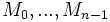 M_0, ..., M_{n-1}~