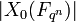 |X_0(F_{q^n})|