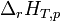 \Delta _r H_{T,p} ~