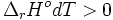 \Delta_rH^o dT  width=