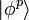  | \phi^p \rangle