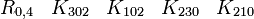  \begin{matrix} R_{0,4} &K_{302} &K_{102} &K_{230} &K_{210} \end{matrix} 