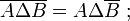 \overline{A\Delta B}=A\Delta\overline B~;