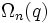 \Omega_n(q)\,