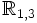  \mathbb{R}_{1,3}\,
