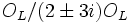 O_{L} / (2 \pm 3i)O_{L}\,