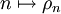 n\mapsto \rho_n
