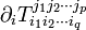 \partial_i T_{i_1i_2\cdots i_q}^{j_1j_2\cdots j_p}