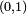 \scriptstyle\ (0,1)