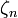 \zeta_n\,