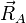 \vec{R}_A