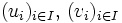 (u_{i})_{i \in I},\,  (v_{i})_{i \in I} \,