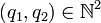 (q_1,q_2)\in\mathbb{N}^2