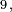 \scriptstyle 9\,,