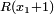 \scriptstyle R(x_1 + 1)