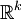 {\mathbb R}^k