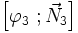 \left[\varphi_3\,\,; \vec N_3\right]