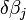 \delta \beta_j\,