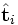 \hat \textbf{t}_i