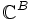 \mathbb C^B