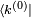 \scriptstyle \langle k^{(0)}|