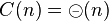 C(n)=\circleddash(n)