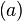 \left( a \right)