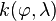 k(\varphi,\lambda)