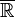 \overline{\R}