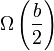 \Omega \left(\frac b 2\right)