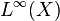 L^\infty(X)