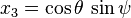 x_3 = \cos\theta\,\sin\psi 