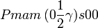 Pmam\,(0\frac{1}{2}\gamma)s00