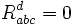 R_{abc}^d=0