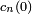 \scriptstyle c_n(0) 