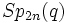 Sp_{2n}(q)\,