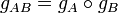 g_{AB}=g_A\circ g_B