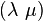 (\lambda\,\,\mu)