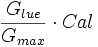 \frac{G_{lue}}{G_{max}} \cdot Cal