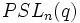 PSL_n(q)\,
