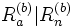 R_a^{(b)}|R_n^{(b)}