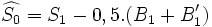 \widehat{S_0}=S_1-0,5.(B_1+B_1')