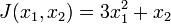 J(x_1,x_2)=3x_1^2 +x_2